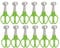 Quail Egg Cutter Scissors Stainless Steel Pigeon Bird Egg Opener Pack of 12