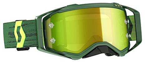 Scott Prospect Chrome Green/Yellow Motocross-Brille (Green/Yellow, One Size)