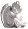 FYBlossom Garten Deko Statue Engel Figur, Harz Dekoengel Vintage Kniende Betende Gartenskulptur, Grabschmuck Für Indoor Outdoor Haus Dekoration (Stil B)