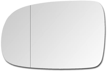 PS-T Spiegelglas zum Kleben Ersatzspiegelglas Außenspiegel Links Fahrerseite Asphärisch für OPEL CORSA C 2000-2006