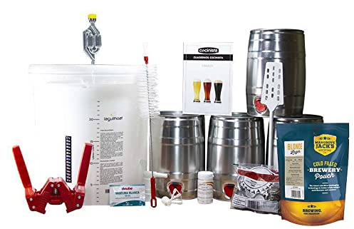 Equipo Estándar con malta y barriles para hacer cerveza 30L