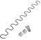 MMLFX 5-teiliges Sofa Stuhl Ersatzfedern, Möbelfeder mit Clips, 40-90 cm, Schwarz, Casual, Stuhl, Entspannen, Essen