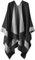 colornival Damen Winter Poncho - Elegant Decke Cape Mantel Schal - Warm für Geburtstag & Weihnachten (Schwarz)