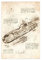 FISH DRAGATE Vintage-inspirierte Skizzen Patent U-Boot Leinwand Poster Wandkunst Dekor Bild Gemälde für Wohnzimmer Schlafzimmer Dekoration Rahmen Stil 30 x 45 cm