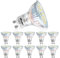 DiCUNO Ampoule LED GU10 Dimmable, Blanc froid 5000K, 4.2W équivalent 40W lampe halogène, Ampoule LED Spot Culot GU10, 400LM, 230V, 120° Larges Faisceaux, 10 Pièces