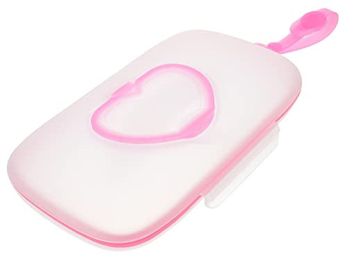 LALAFINA 1stk Liebe Feuchttücherbox Aufbewahrungstasche Für Feuchttücher Tücherspender Hipp Feuchttücher Taschentuchspender Für Unterwegs Haut Bad Halterungskasten Frau Tragen Pp-Kunststoff