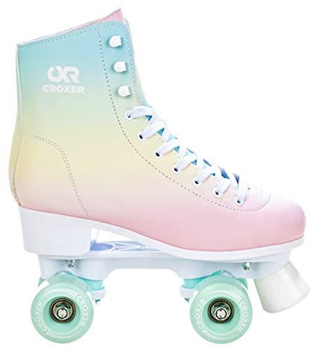 Croxer Rollschuhe Roller Skates Alessa (Rainbow, 38(24cm))