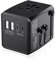 Universal Travel Adapter Worldwide, International Travel Plug Adapter with 2 USB A and 2 USB C Ports International Travel Adaptor for EU UK USA AU Universal Charger Plug for Multi Countries European