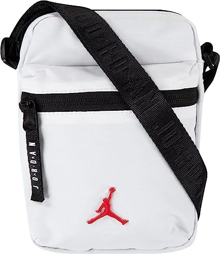 Nike Jordan Herren Festival-Tasche, 12,7 cm L x 3,2 cm B x 17,8 cm H, Weiß, Weiss/opulenter Garten, Small