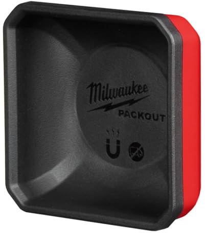 Milwaukee Electric - PACKOUT. CONTENEDOR Magnético, Rojo/Negro