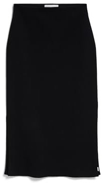 ARMEDANGELS Damen Strickrock Slim Fit aus Bio-Baumwolle Maalin Slim Fit Black