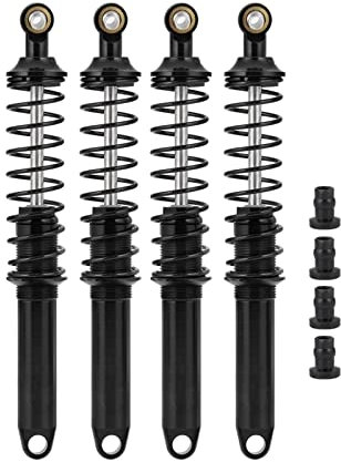 JINFOLI 4PCS Stoßdämpfer-Öldämpfer 90mm 100mm 110mm 120mm 1:10, for Axial SCX10 Wraith TRX4 TRX6 D90 RC-Car-Metall-Upgrade-Kit(120mm)