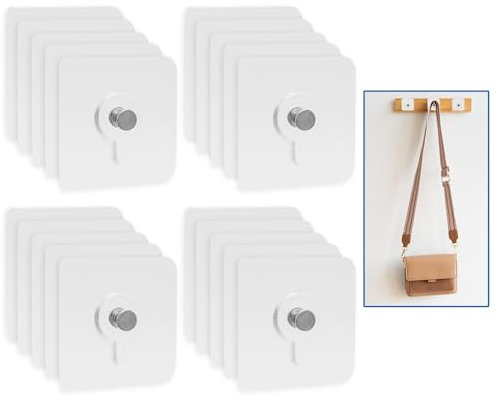 22 ganci autoadesivi per foto trasparenti senza foratura, chiodi adesivi per cornice, autoadesivi per foto, poster foto