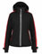 Luhta Damen Skijacke Lietorova, weiß, schwarz und gelb (DE/NL/SE/PL, Numerisch, 50, schwarz)