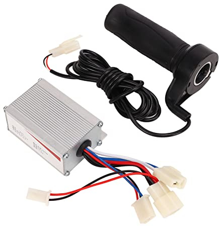 12 V 250 W B-Motor-Controller mit Gasgriff-Set, Aluminiumgehäuse, 3 Drähte, Controller-Draht-Griff-Set in Diesem Kit Ist mit B-Motor-Controller für Elektrische Dreiräder,
