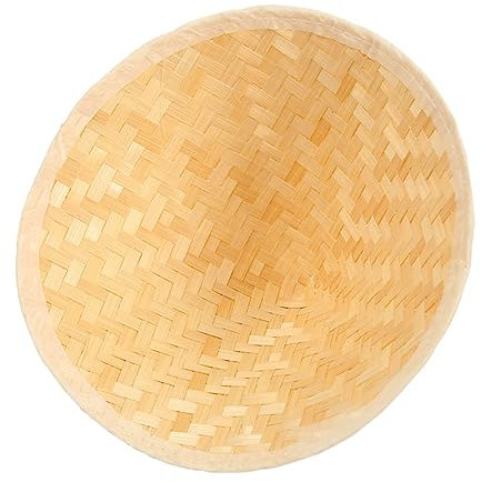 CIMAXIC 2piezas Sombreros De Bambú Tejidos Decoración De Sombreros Asiáticos De Fiesta Divertidos Protección Solar