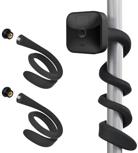 TEKCAM Flexibler Twist Mount, Kamera Halterung kompatibel mit Blink Mini/Mini 2, Blink Outdoor 4 (4th Gen)/(3rd Gen), Blink XT/XT2, Blink Indoor Kamera, Keine Bohrungen [2 Packung]