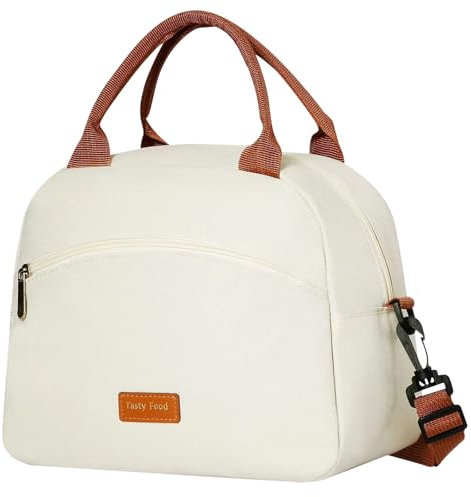 JSTHHTT 9.5L Bolsa Termica Porta Alimentos para Mujer Y Hombres, Fiambrera Reutilizable, Impermeable IsotéRmica, Bolsa Comida Trabajo, Bolsa Nevera para, Oficina, Picnic, Colegio, Fiambrera