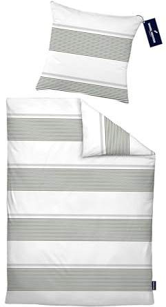 Daniel Hechter Bettwäsche Renforce 0041302 QUERSTREIFEN 1x 135x200 cm + 1x 80x80 cm, fichte