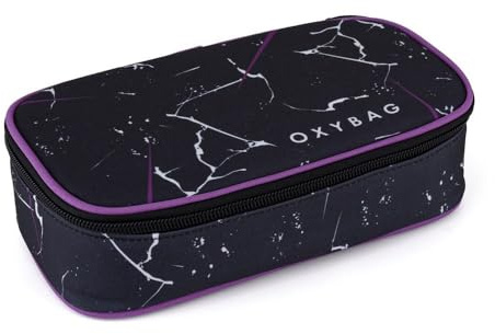 OXY Style Jumbo Etui Ombre - Großes Federmäppchen mit Reißverschluss, Fächern & Stiftschlaufen - Schlamperetui Schule, Studium Pancil Case, Büro - Mädchen, Jungen, Teenager Schlamperbox