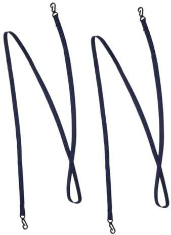 Parliky Attaches pour Moufles Garçon et Filles 2 Pièces Sangles Réglables Bleu Marine Clips Sécurisés pour Moufles de Ski Lanières Pratiques à Portée de Main en