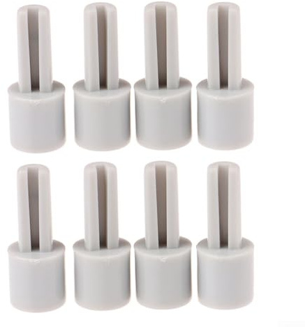 8 Stück Kunststoff-Potentiometer-Verlängerungsknöpfe für Mischerwellen mit 6 mm Halbschaftloch, Verlängerung Ersatzwellen für Potentiometer-Reparatur
