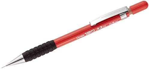 Pentel Hi-Graph Porte-Mine 0,3 mm Canon Fixe de 4 mm Rouge