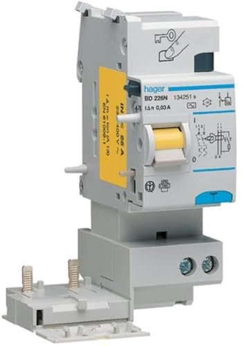 Bloque diferencial tipo AC, para int. aut. series M y N, 2P, 25A, 30mA