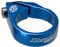 Reverse Sattelklemme mit Schrauben, Durchmesser 34,9 mm, Blau