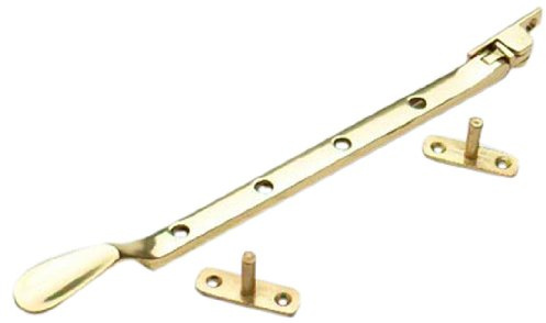 Merriway® BH01592 viktoriansk fönsterhölje håller sig polerad mässing, 250 mm (10 tum)