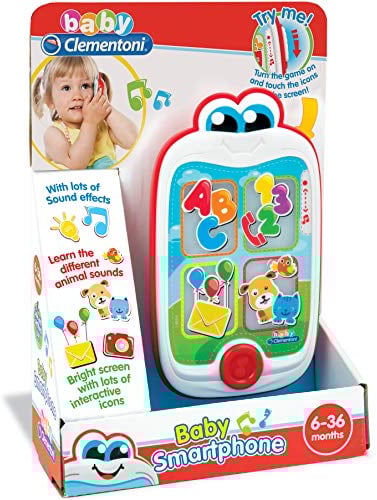 Baby Clementoni -14948 - Smartphone - juguetes bebé con sonido a partir de 10 meses