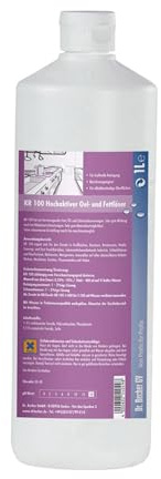 12x Dr. Becher KR 100 Hochaktiver Öl- und Fettlöser - 1 Liter | Flasche (1 l)