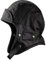 Sterkowski Bridman Echt Leder Pilotenmütze Trappermütze 54/55 cm Schwarz