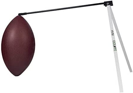 Kickoff! Football Holder - Football Place Holder Kicking Tee - Use with Foot Ball Field Goal Post or Football Kicking Net (Black and White)