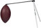Kickoff! Football Holder - Football Place Holder Kicking Tee - Use with Foot Ball Field Goal Post or Football Kicking Net (Black and White)