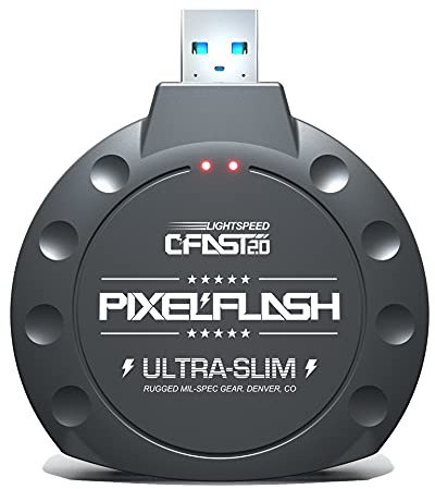 PixelFlash CFAST 2.0 Card Reader USB 3.0 SATA III 500MB/s Writer for Leica URSA Alexa Mini Canon Phase One & More