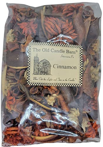Old Candle Barn Cinnamon Potpourri Large Bag - Perfect for Any Time of The Year, But Best in Fall and Winter - Decoration or Bowl Filler