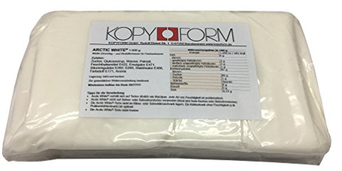 KOPYFORM Rollfondant Arctic White® 5kg, weiß