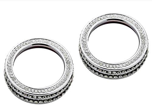 YUWATON Air Conditioner Knob Car Bling Accessories for Mercedes Benz CLA250 GLA250 2014-2019 Rhinestone Decals (for A B Class GLA CLA)