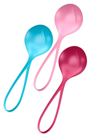 Satisfyer Balls' - Für mehr Lust, 3,4 cm, 3 Teile, Größe:3.8, Farbe:Bunte Einzelkugel