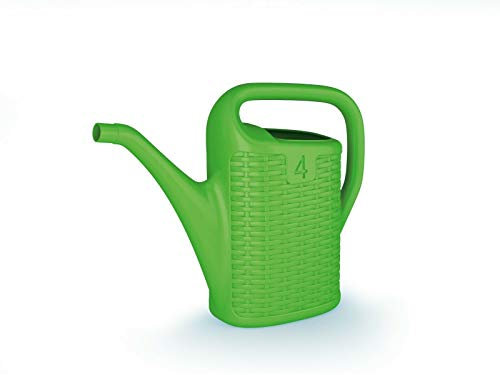 URBNLIVING Annaffiatoio da 4 litri in rattan verde