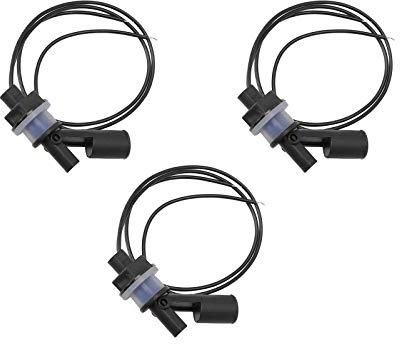 Aideepen Lot de 3 capteurs de niveau d'eau en plastique avec interrupteur à flotteur horizontal pour aquarium