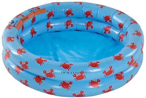 Swim Essentials Babyplantschbecken (60 cm Durchmesser) Krabbendruck, Blau