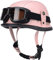 Motorrad Halbhelm Retro Leder Deutscher Stil Halbhelm Jethelm Mit Schutzbrille Brain-Cap Helm DOT/ECE-Geprüfter Roller Helm Antikollisionshelm Für Herren Damen 2,XXL