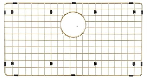 Starstar Fregaderos Protector de fregadero de cocina de acero inoxidable 304 mate, rejilla inferior para fregadero (28 x 16)