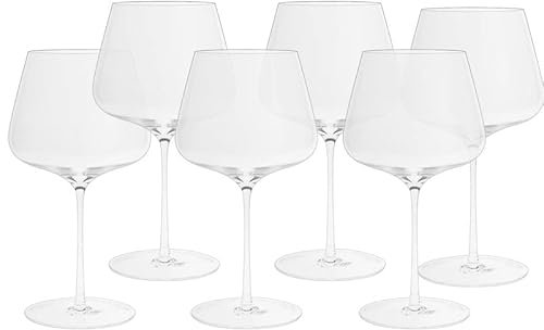 Palatina Werkstatt Sophienwald Lot de 6 verres à vin orange