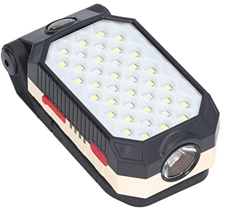 Linterna LED Recargable, Luz de Trabajo de Mano con Adsorción de Imán Fuerte para Linterna de Camping