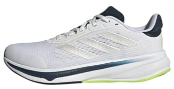 adidas Herren Response Super M Running Shoes, Cloud White/Zero Metalic/Lucid Lemon, 44 EU