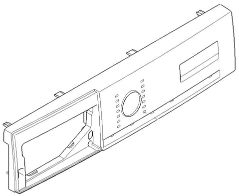 Soporte de panel universal 8n para lavadora Aeg 108559102