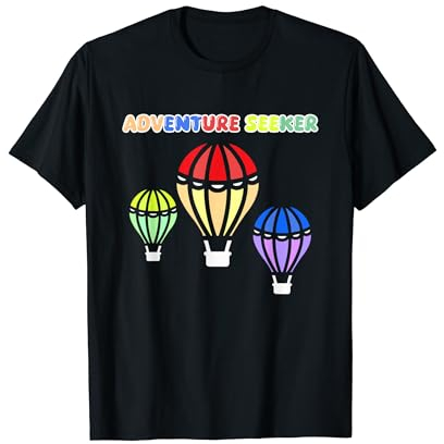 Heißluftballon Ballone Ballonfahren Fliegen Am Horizont T-Shirt